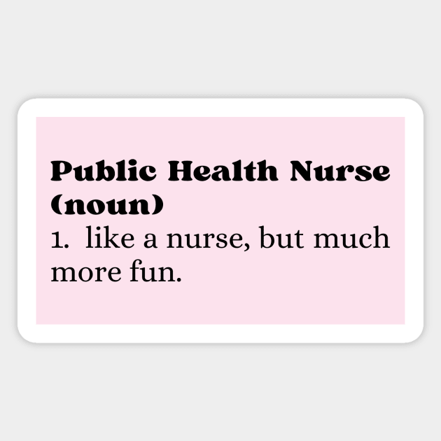 Public Health Nurse Sticker by Haministic Harmony